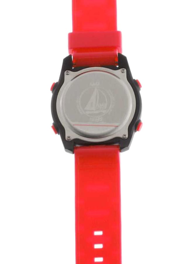 Women's Water Resistant Resin Digital Watch M123J009Y