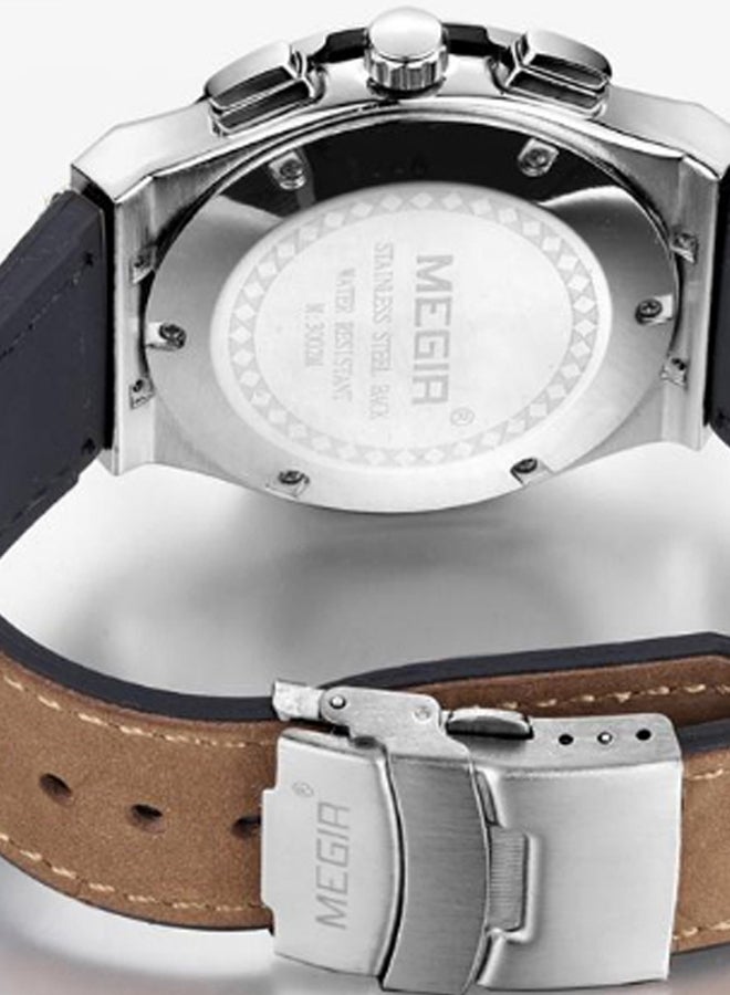 MEGIR - women Water Resistant Chronograph Watch MN2034MBN-7 - Image 1