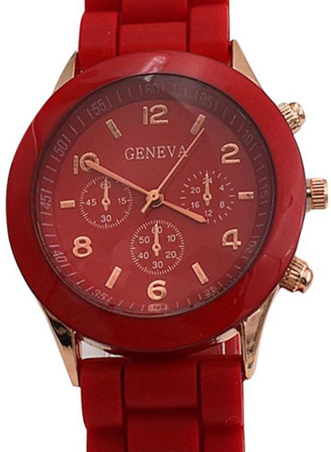 جنيفا ساعة يد رياضية بعقارب وقرص مستدير طراز NNSB03703787 للرجال - Image 2