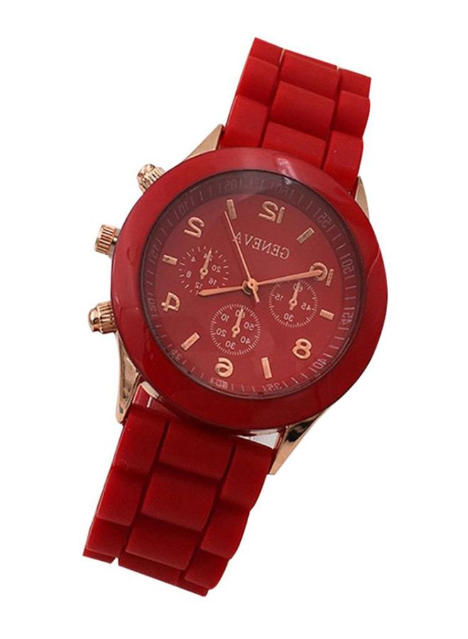 جنيفا ساعة يد رياضية بعقارب وقرص مستدير طراز NNSB03703787 للرجال - Image 3