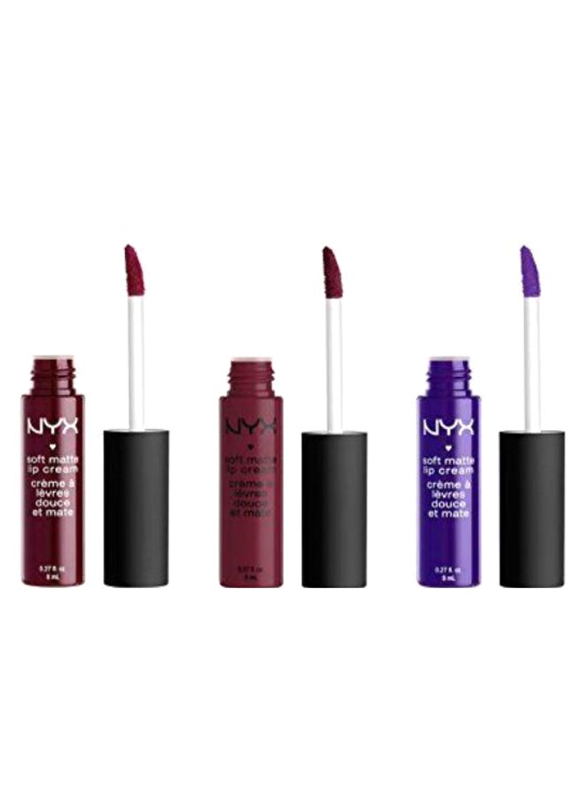 NYX PROFESSIONAL MAKEUP - 3-Piece Soft Matte Lip Cream Set Multicolour - Image 1
