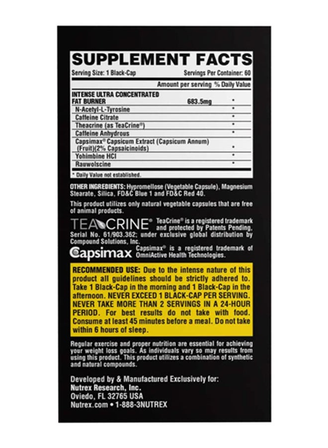 نورتكس ريسيرش ليبو 6 كبسولات حرق الدهون المكثفة - Image 3