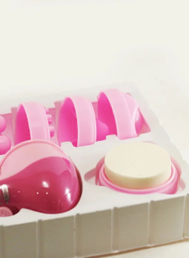 أز سين أون تي في جهاز مساج الوجه 6 في 1 وردي - Image 2