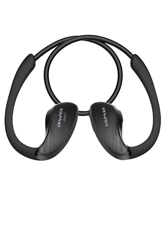 Awei In-Ear Sports Bluetooth Earphones Black - Image 2