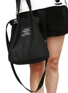 BAGGRA Stitched Detailed Shoulder Bag Black  - Image 3