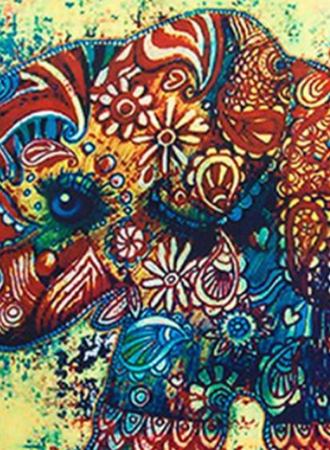 Elephant Pattern Shopper/Tote Multicolour