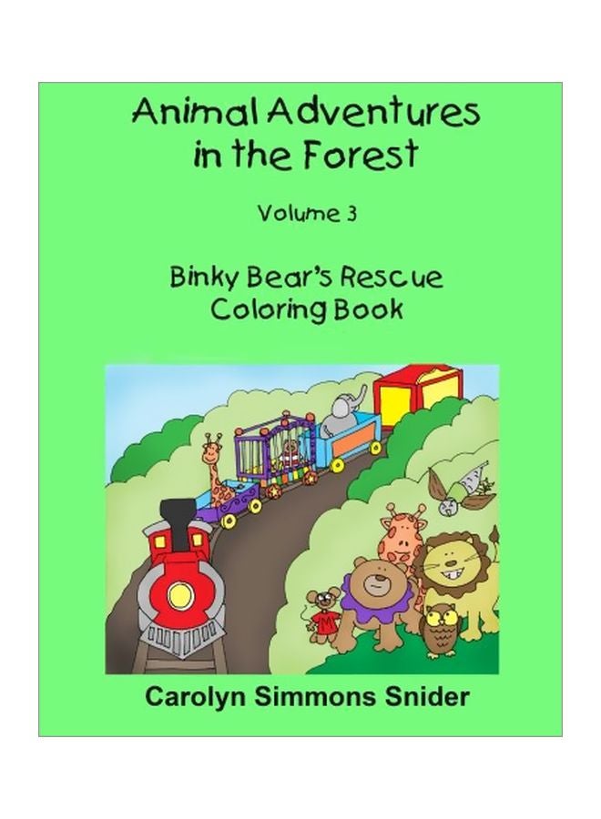 null - Binky Bear's Rescue Coloring Book: Animal Adventures In The Forest paperback english - 27 January 2016 - Image 1