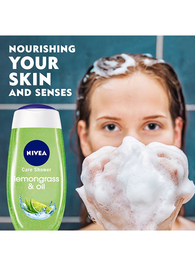نيفيا مجموعة جل استحمام بعشب الليمون والزيت بحجم 250 مل مكونة من 3 عبوات 250ملليلتر - Image 2