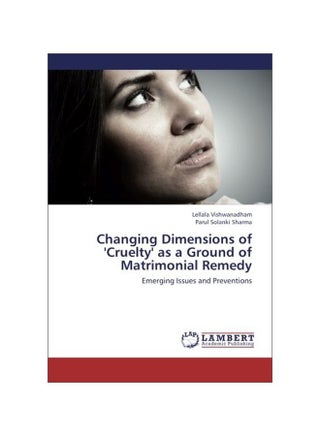Changing Dimensions Of 'Cruelty' As A Ground Of Matrimonial Remedy paperback english - 07-Nov-13 - v1594121202/N39114467A_1