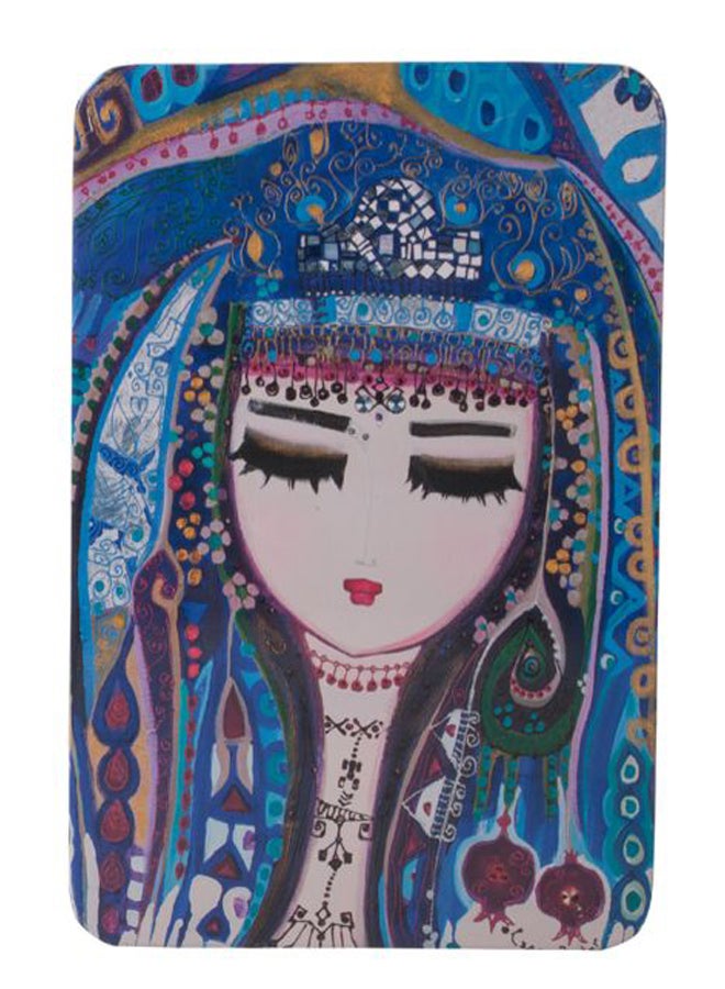 بيج ديزاين دفتر ملاحظات بغلاف صلب بطبعة فتاة متعدد الألوان - Image 1