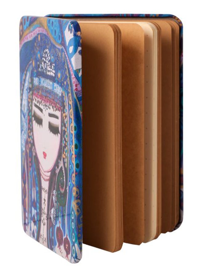 بيج ديزاين دفتر ملاحظات بغلاف صلب بطبعة فتاة متعدد الألوان - Image 2