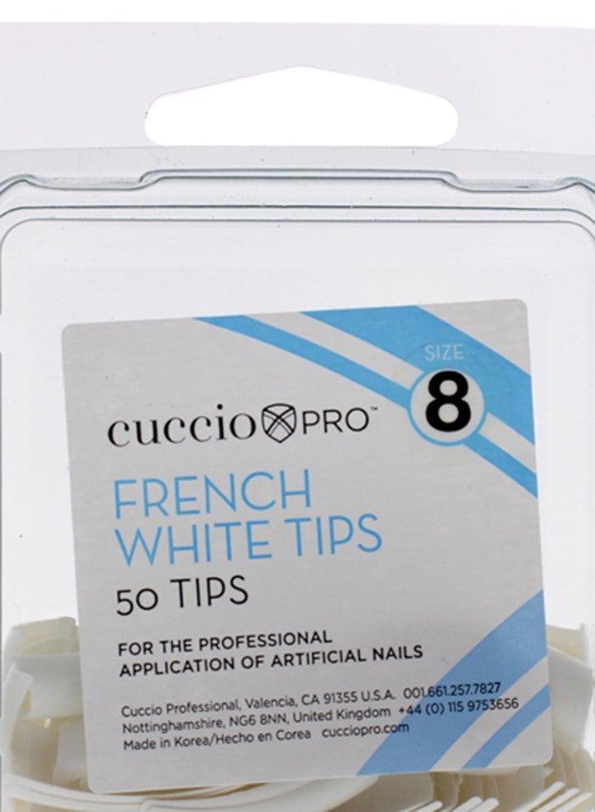 Cuccio Pro 50-Piece Professional Artificial Nail Set White - Image 2