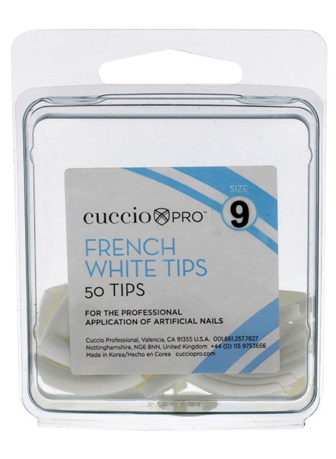 Cuccio Pro 50-Piece Professional Artificial Nail Set White - Image 1