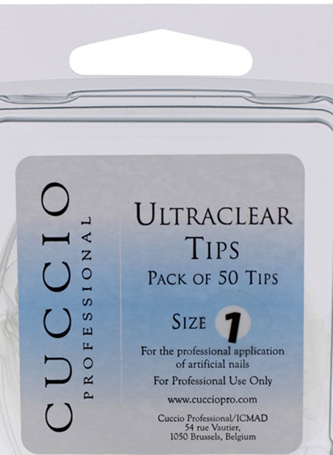 Cuccio Pro 50-Piece Professional Artificial Nail Set Clear - Image 2