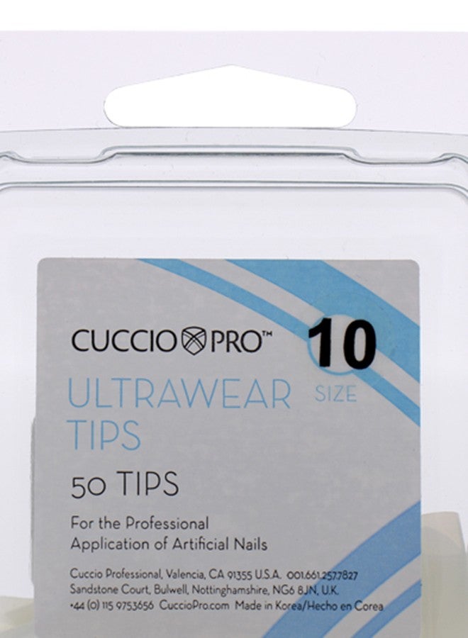 Cuccio Pro 50-Piece Professional Artificial Nail Set White - Image 2