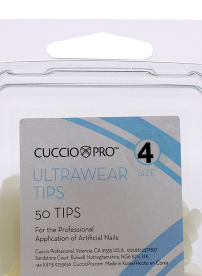 Cuccio Pro 50-Piece Professional Artificial Nail Set White - Image 2