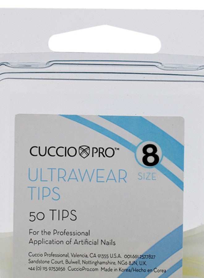 Cuccio Pro 50-Piece Professional Artificial Nail Set White - Image 2