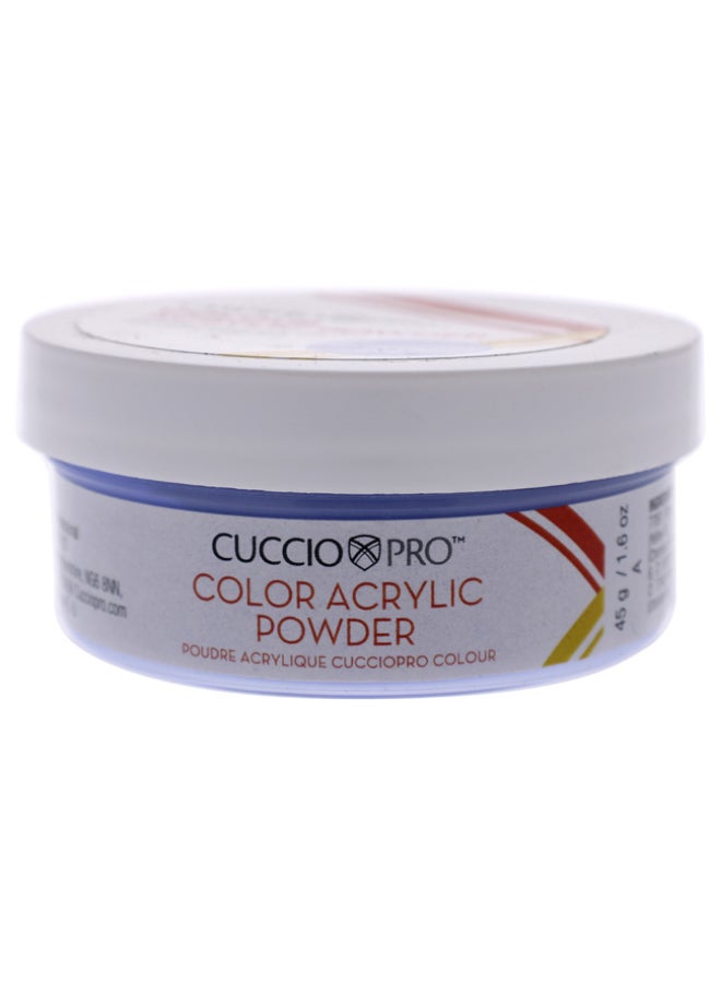 Cuccio Pro Acrylic Nail Colour Powder Blueberry Blue - Image 1