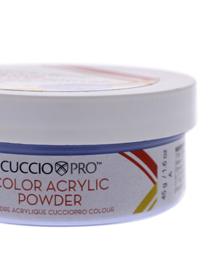 Cuccio Pro Acrylic Nail Colour Powder Blueberry Blue - Image 2