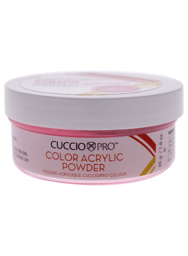 Cuccio Pro Acrylic Nail Colour Powder Watermelon Pink - Image 1