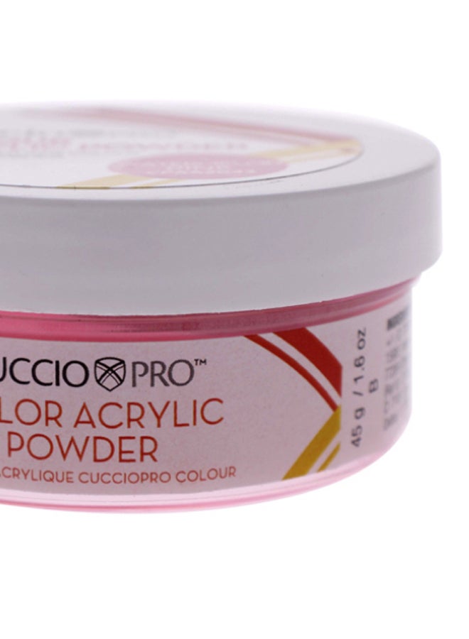 Cuccio Pro Acrylic Nail Colour Powder Watermelon Pink - Image 2