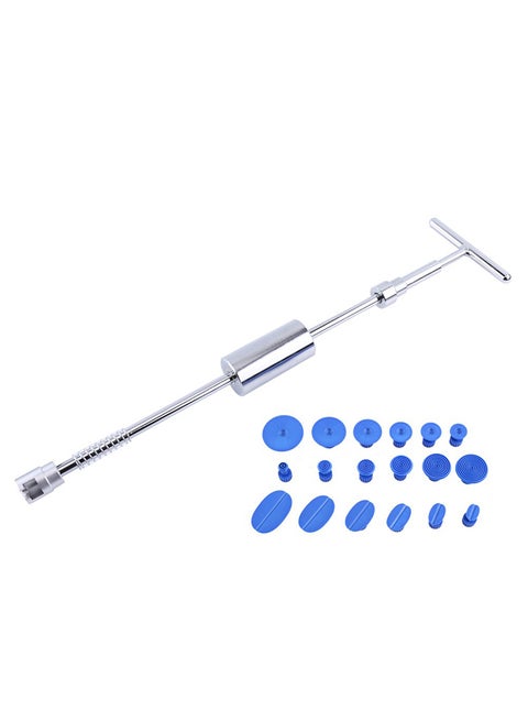 19-Piece Paintless Car Dent-Repair Tool Kit With T-Bar Slide Hammer