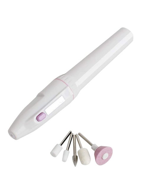 The Original Salon Shaper Manicure Kit White/Silver