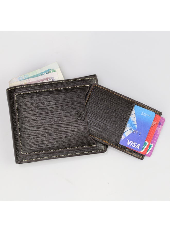 baellerry Casual Bifold Wallet Brown  - Image 4
