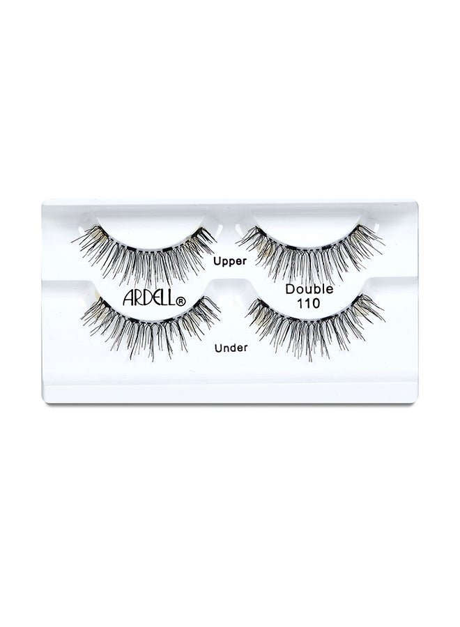 ARDELL 4-Piece Magnetic Double Strip False Lashes 110 Black - Image 3
