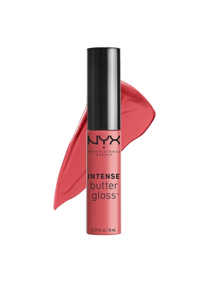NYX PROFESSIONAL MAKEUP Intense Butter Gloss Napoleon Lip Gloss Orange - Image 3