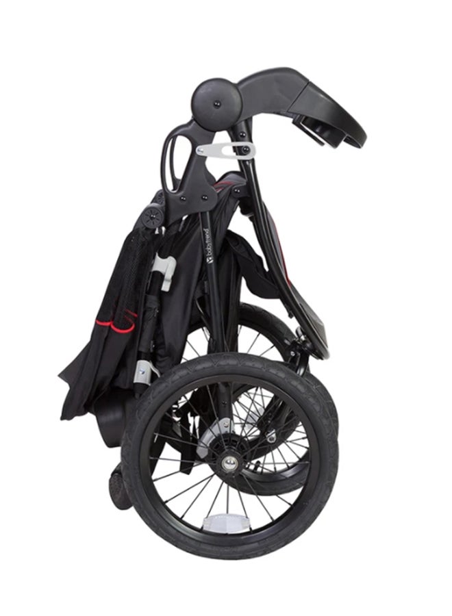 babytrend - Pathway 35 Jogger Stroller - Optic Red/Black/Grey - Image 1