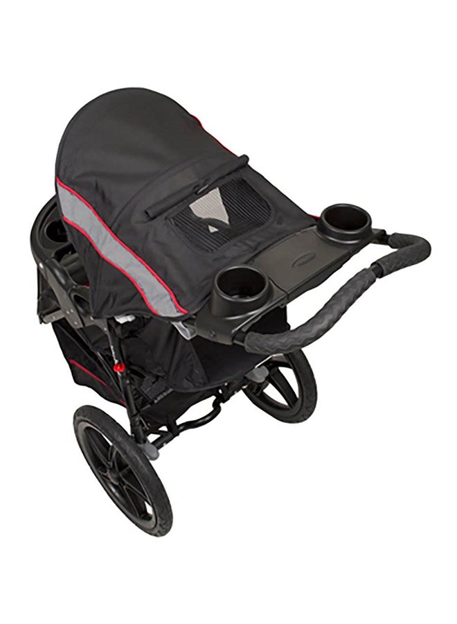 babytrend - Pathway 35 Jogger Stroller - Optic Red/Black/Grey - Image 1