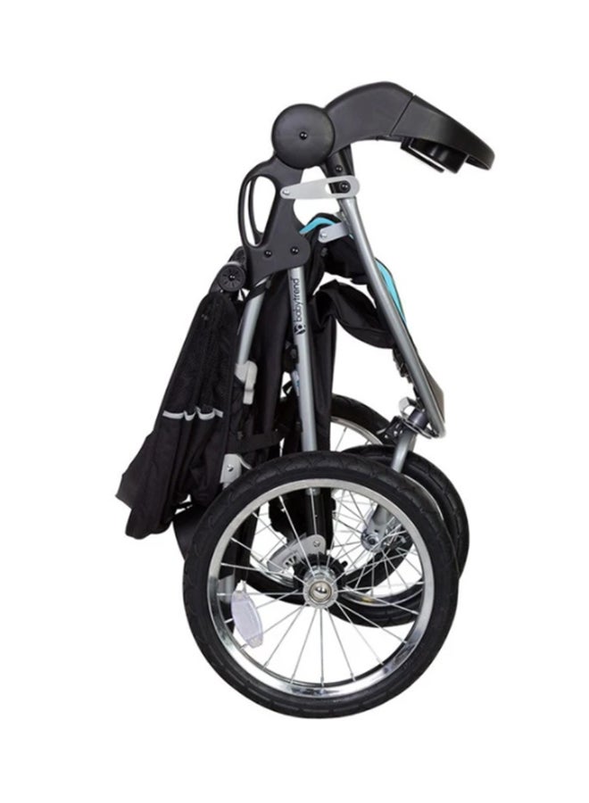 بيبي تريند عربة أطفال باثواي 35 ونظام سفر لمقعد السيارة مع سلة تخزين - أوبتيكس آكوا/أسود، طراز TJ75B75B - Image 5