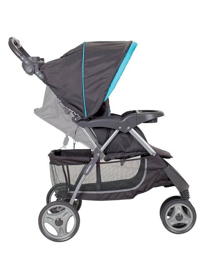 babytrend EZ Ride5 Stroller With Car Seat - Black/Blue/Grey - Image 3