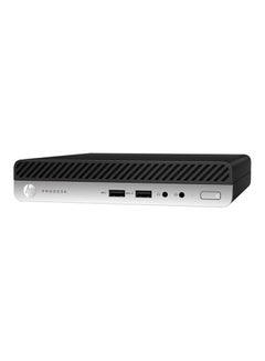إتش بي كمبيوتر إيليت ديسك 800 G4 صغير مع معالج كور i7 وذاكرة رام سعة 8 جيجابايت ومحرك أقراص صلبة بسعة 1 تيرابايت وبطاقة رسومات إنتل 630 بدقة فائقة الوضوح أسود/فضي  - Image 2