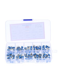 100-Piece Trimmer Pot Variable Resistor Blue