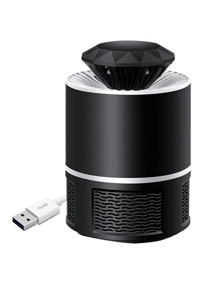 قاتل بعوض كهربائي بمنفذ USB بقدرة 5 وات أسود/ أبيض 20.5سم