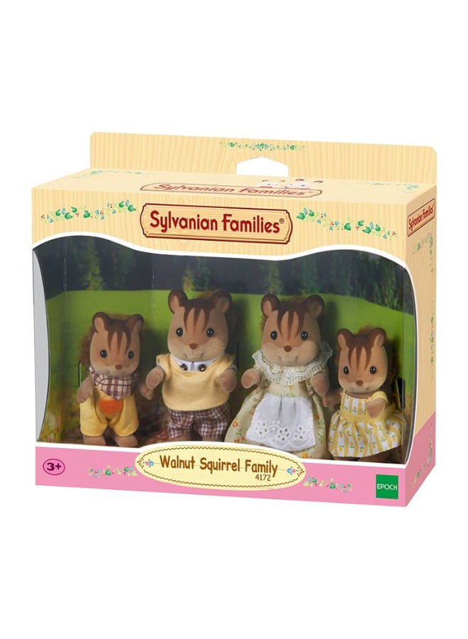 Sylvanian Families 4-Piece Walnut Squirrel Family Doll Set 20x17x5.6cm  - Image 2