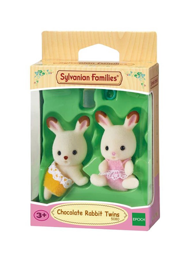 Sylvanian Families 2-Piece Chocolate Rabbit Twins - Image 2