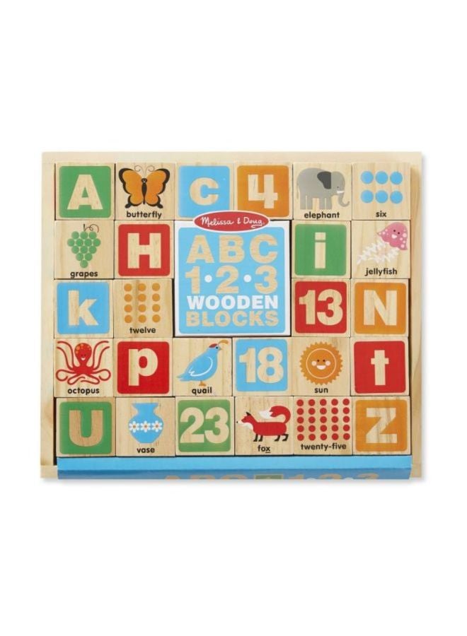 Leeters And Numbers Blocks Set
