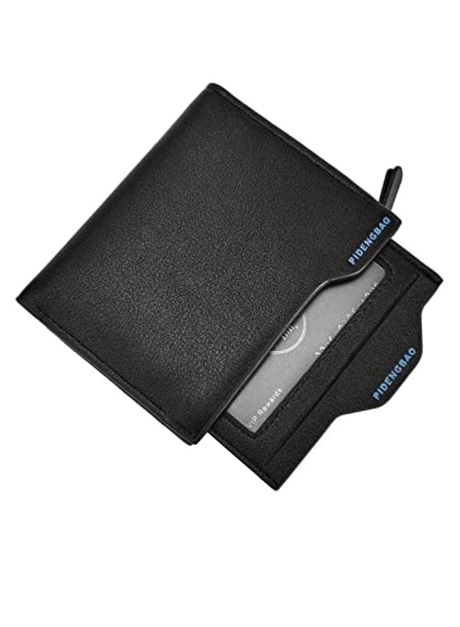 OUTAD Multifunctional Leather Wallet Black - Image 3