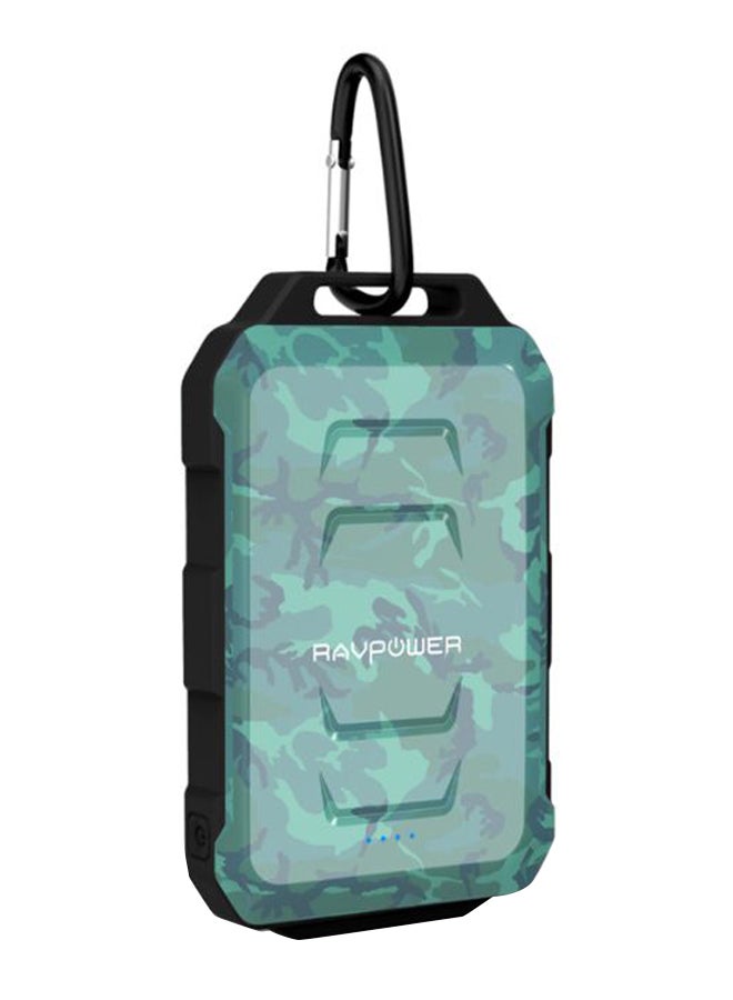RAVPOWER Waterproof Power Bank Green/Blue/Black - Image 5