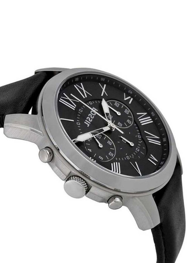 FOSSIL Men's Water Resistant Chronograph Watch FS4812 - 45 mm - Black  - Image 3