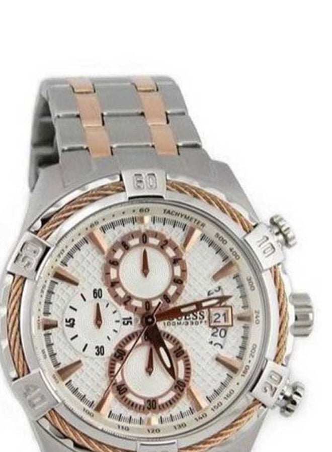 جس ساعة يد كرونوغراف بسوار من الستانلس ستيل طراز W0522G4 للرجال - Image 3