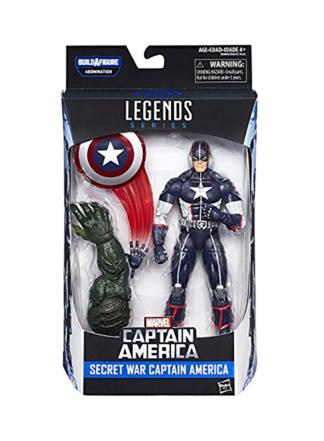 مارفل مجسم شخصية كابتن أمريكا الحرب السرية من سلسلة ليجندز لمارفل 2.52 x 10.51 x 5.98بوصة - Image 2