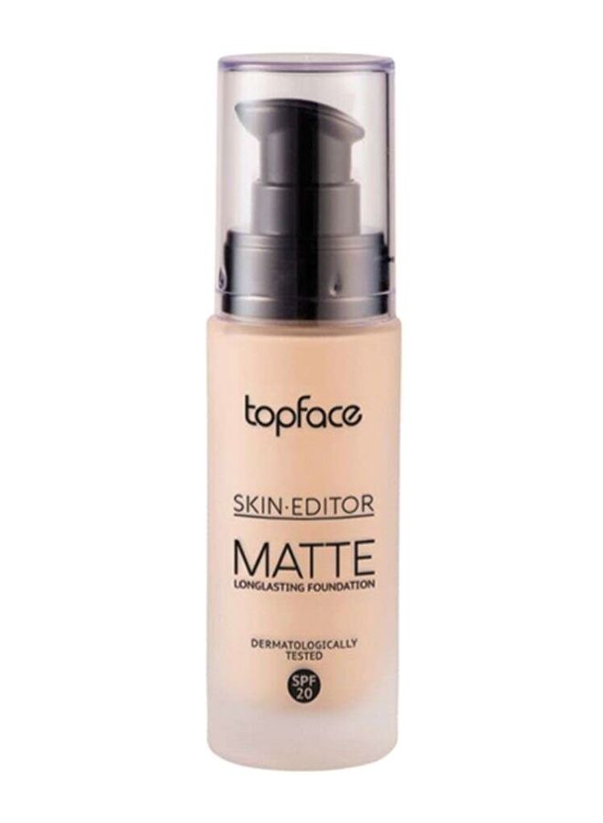 Skin Editor Matte Long lasting Foundation 01 Cream - v1594152856/N20671097A_2