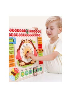 GObuy Wooden Calendar Weather Clock  - Image 3