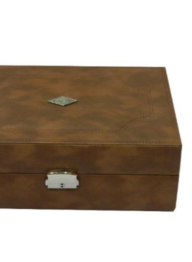 LAVERI LEATHER - unisex Designer Faux Leather Watch Box - Image 1
