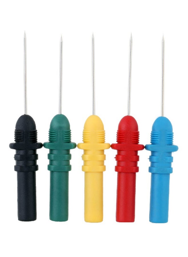 Hantek 5-Piece Acupuncture Back Probe Pin Set Multicolour  - Image 1