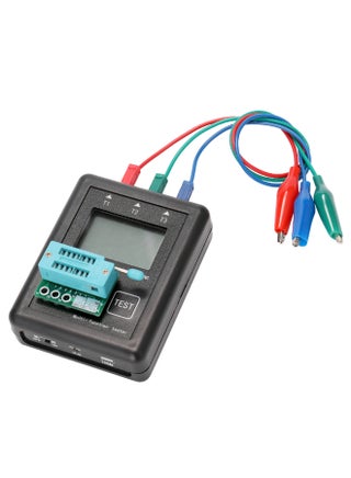 Diode Triode Capacitor Resistor Transistor Tester With 3 Test Cord Black/Blue/Red - v1594188918/N39106763A_1